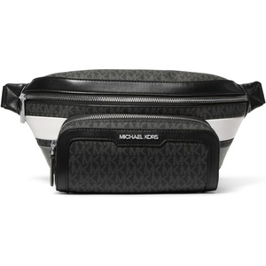 Michael Kors Malone Utility Belt Bag(Silver-tone Hardware/Storm Signature)