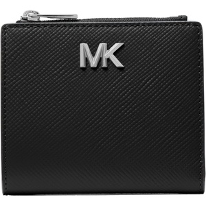 Michael Kors Men’s Edison Square Zip Wallet, Black, One Size(Black)