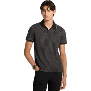 Michael Kors Men’s Gramercy Polo(Black/Mk Signature)