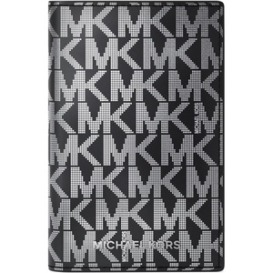 Michael Kors Men’s Hudson Folding Card Case, Black, One Size(Black Foil)