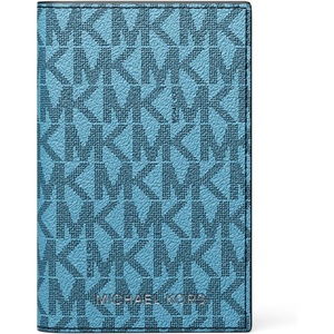 Michael Kors Men’s Hudson Folding Card Case, Black, One Size(Imperial Blue)