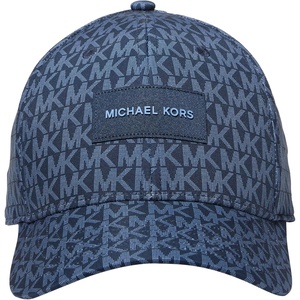 Michael Kors Men’s Logo Baseball Cap(Mk Signature/Midnight)