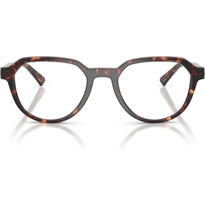 Michael Kors Mens MK2280U Lanai Universal Fit with Sun Clip-ons Hexagonal Prescription Eyewear Frames, Dark Tortoise/Smoke Gradient, 52 mm