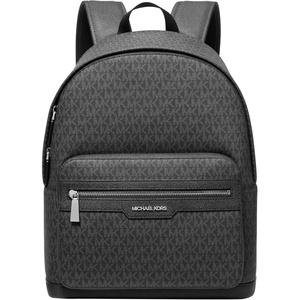 Michael Kors Men’s Malone Backpack, Blue Multi, One Size(Black Signature)