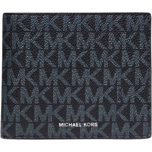 Michael Kors Men’s Mason Billfold Wallet(Admiral Blue/MK Signature)