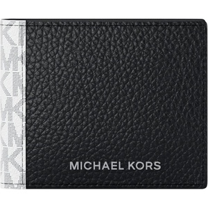 Michael Kors Men’s Mason Billfold Wallet(MK Signature/Black/White)