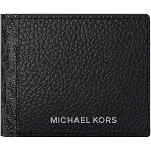 Michael Kors Men’s Mason Billfold Wallet(MK Signature/Leather/Black)