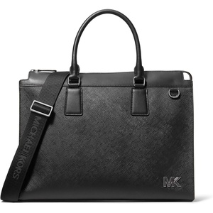 Michael Kors Men’s Men’s Edison Portfolio Briefcase(Black Hardware/Black)