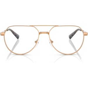Michael Kors Men’s Mk3092 Highland Park Aviator Prescription Eyewear Frames(Beige Gold/Demo Lens)