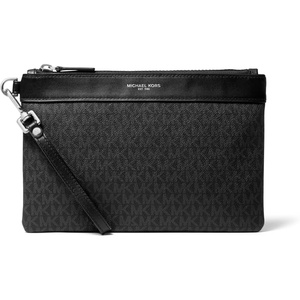 Michael Kors Men’s Travel Pouch, Black, One Size(Black)