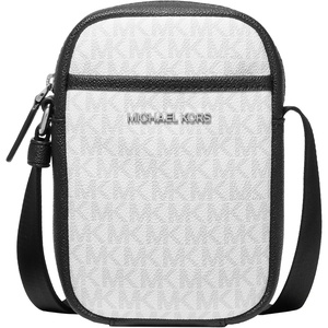 Michael Kors Unisex Malone Phone Crossbody Bag(Bright White)