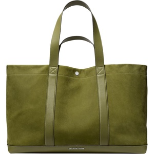 Michael Kors Whitley Dual Harness Tote(Silver-tone Hardware/Leather/Evergreen)