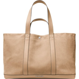 Michael Kors Whitley Dual Harness Tote(Silver-tone Hardware/Leather/Khaki)