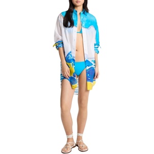 Michael Kors Women’s Beach Shirt Dress(White)