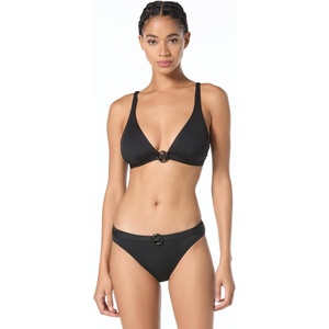 Michael Kors Women’s Bubble Logo Halter Top(Black)