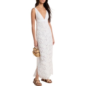 Michael Kors Women’s Corded Lace Maxi Dress(White)