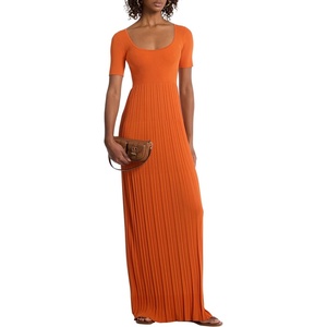 Michael Kors Women’s Empire Scoop Ss Maxi DRS(Lorange)