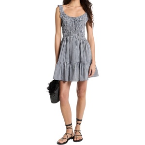 Michael Kors Women’s Gingham Mini Dress(Black/White)