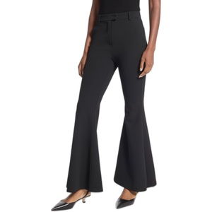 Michael Kors Women’s High Waisted Flared Pant(Black)