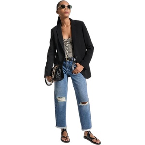 Michael Kors Women’s Mensy Blazer(Black)
