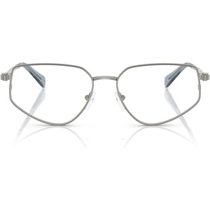 Michael Kors Women’s Mk3088 Mendoza Rectangular Prescription Eyewear Frames(Gunmetal Shiny/Demo Lens)