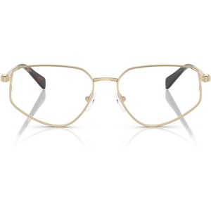 Michael Kors Women’s Mk3088 Mendoza Rectangular Prescription Eyewear Frames(Light Gold Shiny/Demo Lens)