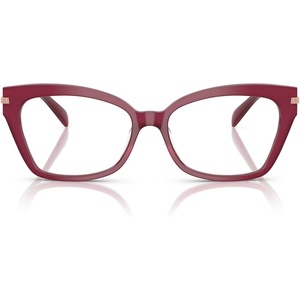 Michael Kors Women’s Mk4146u Montego Bay Universal Fit Cat Eye Prescription Eyewear Frames(Berry/Demo Lens)