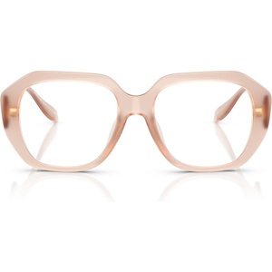 Michael Kors Women’s Mk4148u Valletta Universal Fit Square Prescription Eyewear Frames(Light Sand/Demo Lens)