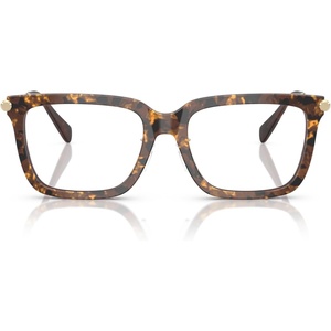 Michael Kors Women’s Mk4152d Guilin Square Prescription Eyewear Frames(Brown Pearlized Tortoise/Demo Lens)