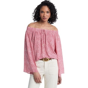 Michael Kors Women’s Off Shoulder Top(Light Berry Sorbet)