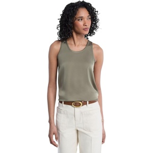 Michael Kors Women’s Satin Tank Top(Safari Green)