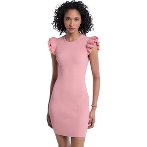 Michael Kors Women’s Sleeveless Ruffle Mini Dress(Primrose)
