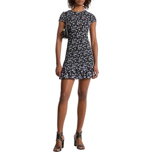Michael Kors Women’s Smocked Mini Dress(Chambray)