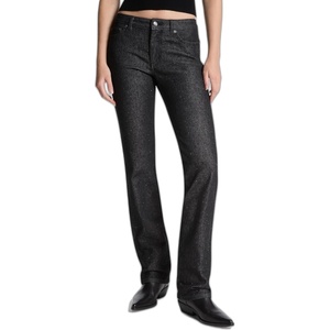 Michael Kors Women’s Studded Cigarette Jean(Black Rinse)