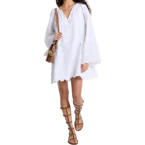 Michael Kors Women’s V Neck Dress(White)