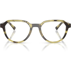 Michael Kors mens Mk2280u Lanai Universal Fit With Sun Clip-ons Hexagonal Prescription Eyewear Frames(Olive Tortoise/Olive Gradient)
