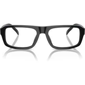 Michael Kors mens Mk4122u Rioja Universal Fit Rectangular Prescription Eyewear Frames(Black/Demo Lens)