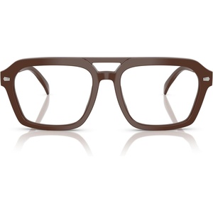 Michael Kors mens Mk4126 Seaview Aviator Prescription Eyewear Frames(Nutmeg Solid/Demo Lens)