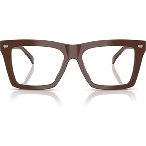 Michael Kors mens Mk4128u Augusta Universal Fit Square Prescription Eyewear Frames(Nutmeg Solid/Demo Lens)