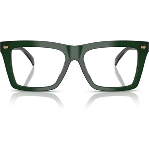 Michael Kors mens Mk4128u Augusta Universal Fit Square Prescription Eyewear Frames(Olive Solid/Demo Lens)