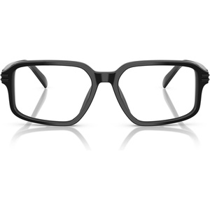 Michael Kors mens Mk4154u Pinecrest Universal Fit Square Prescription Eyewear Frames(Black/Demo Lens)
