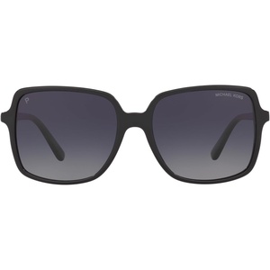 Michael Kors womens Mk2098u Isle of Palms Universal Fit Square Sunglasses(Black/Grey Gradient Polarized)