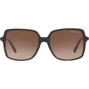 Michael Kors womens Mk2098u Isle of Palms Universal Fit Square Sunglasses(Dark Tortoise/Smoke Gradient)