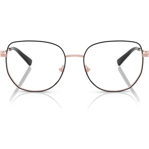Michael Kors womens Mk3062 Belleville Square Prescription Eyewear Frames(Black Shiny/Demo Lens)