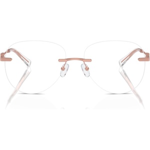 Michael Kors womens Mk3077 Kyoto Round Prescription Eyewear Frames(Shiny Rose Gold/Demo Lens)