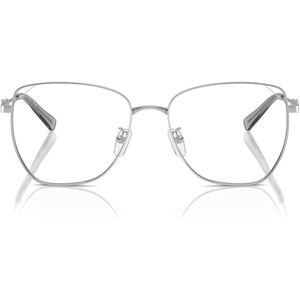 Michael Kors womens Mk3081d Shanghai Cat Eye Prescription Eyewear Frames(Shiny Silver/Demo Lens)