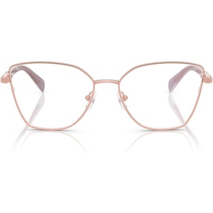 Michael Kors womens Mk3090 Nikki Beach Square Prescription Eyewear Frames(Rose Gold Shiny/Demo Lens)