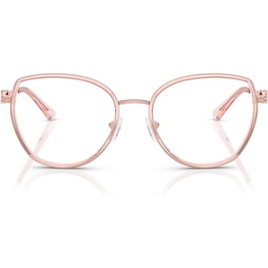 Michael Kors womens Mk3101 Kiawah Round Prescription Eyewear Frames(Pink Transparent/Demo)