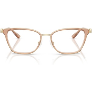 Michael Kors womens Mk3102 Myrtle Beach Rectangular Prescription Eyewear Frames(Light Brown/Demo)