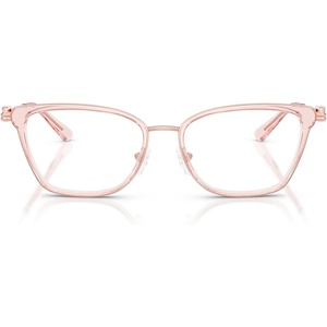 Michael Kors womens Mk3102 Myrtle Beach Rectangular Prescription Eyewear Frames(Pink Transparent/Demo)